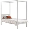Image de Vipack PINO Lit a baldaquin 90x200cm Blanc