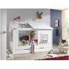 Image de Vipack Lio Lit Cabane 90x200cm + Lit Gigogne