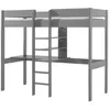 Image de Vipack Vipack Lit Mezzanine Gris Avec Bureau 90x200