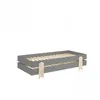 Image de Vipack 2 Lits Modulo Smiley Gris Empilables 90x200 L 203,6 X Lg 93,8 X H 27,5 Cm