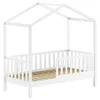 Image de Lit cabane 70Ã Â¿140 cm blanc
