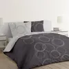 Image de VISION Parure de couette Lenny - 100% coton - 1 housse de couette 140 x 200 cm + 1 taie 65 x 65 cm - Gris anthracite