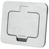 Image de Prise Ã©tanche Initiale rond IP55 alu brossÃ©