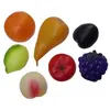 Image de 7 grands fruits en plastique - accessoire marchande
