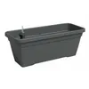 Image de Jardiniere - Plastique - Anthracite - Rectangulaire - L57,9 X P24,3 X H22cm - Artevasi