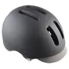 Image de Casque urbain polisport commuter noir/gris mat in mold reglage occipital 58/61 (led integr
