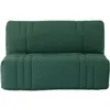 Image de Banquette BZ DREAM - Tissu 100% Coton vert foret - Couchage 140 x 190 cm - Confort moelleux