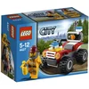 Image de LEGO® City 4427 Le 4x4 des pompiers en forêt