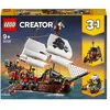 Image de LEGO Creator 3-en-1 - Le Bateau Pirate - Figurine Animaux, Requin, Figurine Squelette