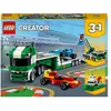 Image de LEGO® Creator 3 en 1 31113 Transporteur de voitures de course