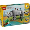 Image de LEGO Creator - Animaux sauvages : le rhinocÃ©ros majestueux et les oiseaux - 31171