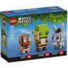 Image de LEGO BrickHeadz - Figurines de Shrek, l'Ãne et Ti Biscuit - 40923
