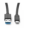 Image de MicroConnect - Câble USB - 24 pin USB-C (M) pour USB type A (M) - USB 3.2 Gen 2 - 3 A - 50 cm - USB Power Delivery (60W) - noir