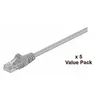 Image de MicroConnect Value Pack - câble de réseau - 15 m - gris