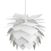 Image de Dyberglarsen Pineapple Petit Plafonnier Suspendu Blanc 35cm