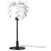 Image de Dyberglarsen Pineapple Lampe de table blanche, base noire