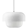 Image de Dyberglarsen Haipot Suspension Dôme Yin Blanc 23cm