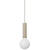 Image de Ferm Living - Suspension Socket - Cashmere - Haut - Beige