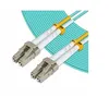Image de MicroConnect - Câble réseau - LC/UPC multimode (M) pour LC/UPC multimode (M) - 10 m - fibre optique - 50 / 125 microns - OM3 - aqua