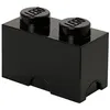 Image de LEGO pierre de rangement 2 plots 25 x 18 cm polypropylène noir