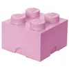 Image de Lego 40031738 boite brique de rangement 4 plots rose clair