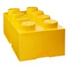 Image de LEGO Brique de rangement jaune 8 Plots