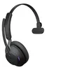 Image de Jabra Evolve2 65 MS Mono - Micro-casque - sur-oreille - convertible - Bluetooth - sans fil - USB-C - isolation acoustique - noir - avec support de chargement - Certifié pour Microsoft Teams