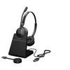 Image de Jabra Engage 55 SE Stereo - Micro-casque - sur-oreille - DECT - sans fil - USB-A via adaptateur DECT - certifié UC