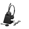 Image de Jabra Engage 55 SE Stereo - Micro-casque - sur-oreille - DECT - sans fil - USB-A via adaptateur DECT - Certifié pour Microsoft Teams