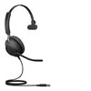 Image de Jabra Evolve2 40 SE UC Mono - Micro-casque - sur-oreille - filaire - USB-C, USB-A - isolation acoustique - Optimisé pour la CU