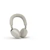 Image de Jabra Evolve3 75 UC - Micro-casque - sur-oreille - Bluetooth - sans fil - Suppresseur de bruit actif - USB-C via un adaptateur Bluetooth - gris chaleureux - certifié UC, certifié Zoom, Certifié Google Meet