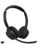 Image de Jabra Evolve3 45 UC - Micro-casque - sur-oreille - Bluetooth - sans fil, filaire - Suppresseur de bruit actif - USB-C via un adaptateur Bluetooth, USB-C - Certifié MFi, Certifié Microsoft Swift Pair, Optimisé pour la CU, Works With Chromebook Certified