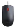 Image de Lenovo Essential - Souris - droitiers et gauchers - optique - 3 boutons - filaire - USB - noir - FRU