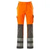 Image de MASCOT 07179-860-14888-82C48 Pantalons Anthracite et Orange - 82C48