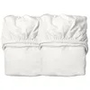 Image de Leander - Lot de 2 draps housse junior en coton BIO, Blanc -