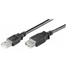 Image de MicroConnect USB 2.0 - Rallonge de câble USB - USB (F) pour USB (M) - USB 2.0 - 3 m - noir