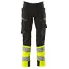 Image de MASCOT 19379-510-0917-76C48 Pantalons Noir et Jaune - 76C48