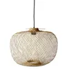 Image de Bloomingville Suspension Bamboo Fibre Végétale Beige / Ø 42 X H 30 Cm - Bloomingville