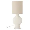 Image de Bloomingville - Lampe Ã Poser GrÃ¨s Lin Bloomingville Sergio - Beige