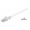 Image de MicroConnect - Câble réseau - RJ-45 (M) pour RJ-45 (M) - 5 m - UTP - CAT 5e - bloqué - blanc (pack de 10)