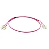 Image de MicroConnect - Câble réseau - ST/UPC multimode (M) pour ST/UPC multimode (M) - 3 m - 2 mm - fibre optique - 50 / 125 microns - OM4 - sans halogène - violet