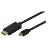 Image de Microconnect mdphdmi2b 1.8 m Noir DisplayPort HDMI Câble vidéo et adaptateur