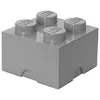 Image de Lego LEGO Storage Brick Brique de rangement grise 4 plots