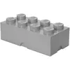 Image de LEGO - Brique de rangement 8 tenons, Gris