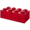 Image de Rangements LEGO - Brique rouge de rangement LEGO Ã  tiroir 8 tenons - 5006142