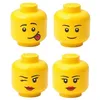 Image de LEGO - ROOM COPENHAGEN Storage Head Mini set de 4 piÃ¨ces