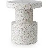 Image de Normann Copenhagen Tabouret Table Basse Bit Stool (Blanc - Ldpe 100 % Recyclé)