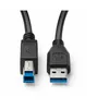 Image de MicroConnect - Câble USB - USB Type B (M) pour USB type A (M) - USB 3.0 - 5 m - noir