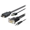 Image de VivoLink Pro - Câble HDMI - HDMI mâle pour USB HD-15 (VGA) mini-phone stereo 3.5 mm mâle - 3 m