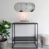 Image de House Nordic Miroir ovale Daisy Noir